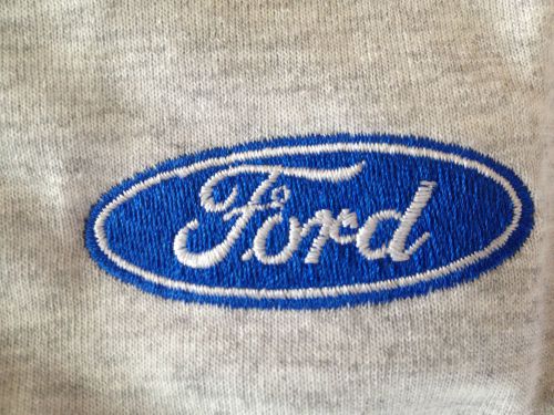 Ford custom embroidered large 50% cotton 50% polyester youth t-shirt new