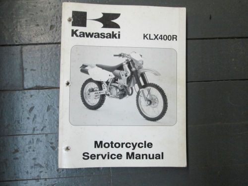Kawasaki 2003 klx400 klx 400r 400 r       oe service repair manual