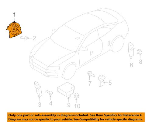 Audi oem 09-16 q5 supplemental restraint system-clockspring 8k0953568m