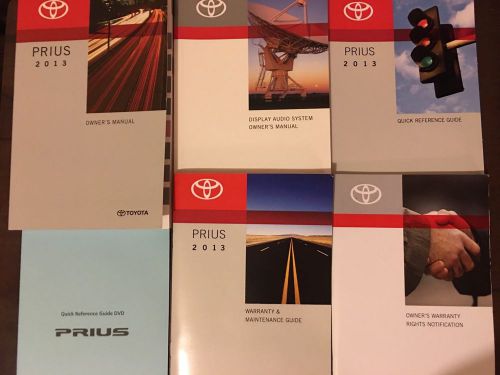 2013 toyota prius  owners manual