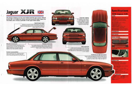 1997 / 1998 jaguar xjr xj-r imp brochure