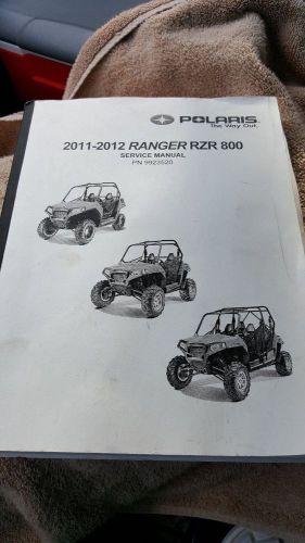 Polaris service manual for 2011-2012 ranger rzr 800