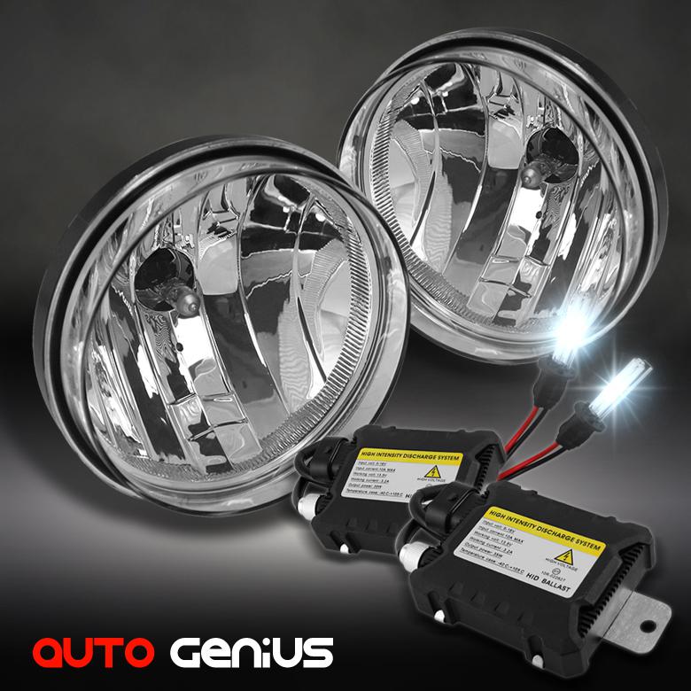 Slim ballast xenon hid upgrade kit + 07-13 gmc sierra clear driving for lights