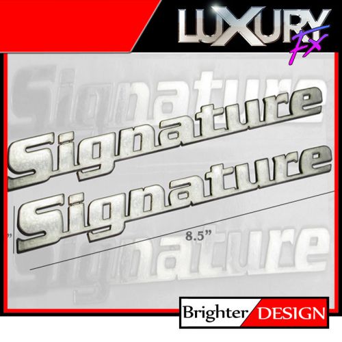 2p stainless steel signature rear emblem fits 2007 lincoln mkx by luxury fx