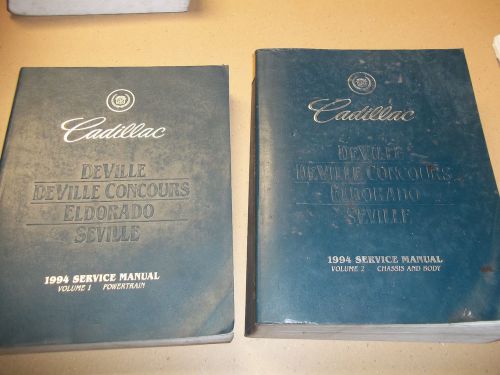 1994  cadillac deville concours eldorado seville service manuals