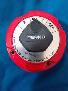 Perko 8503 battery selector switch with afd 4-position used great condition