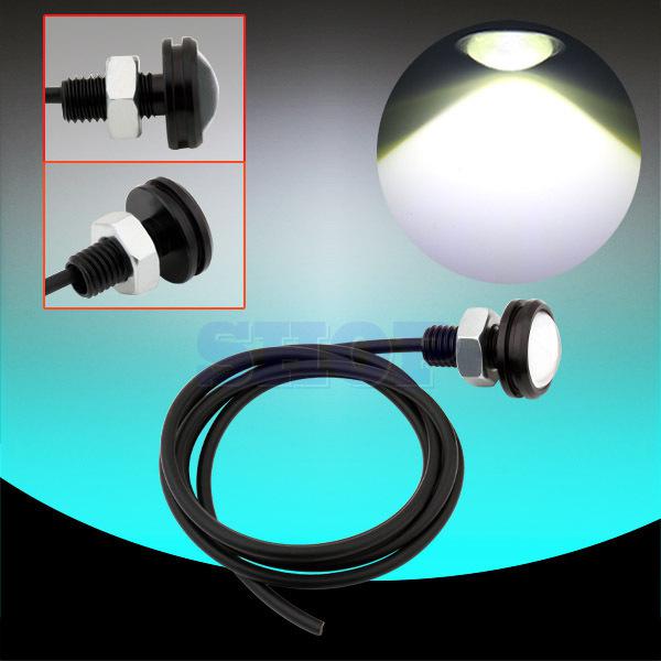 High power waterproof led angel eagle eye license plate screw bolt light bulb 3w