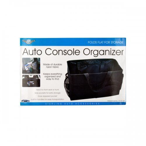 Auto console organizer with multiple pockets durable nylon fabric lot of 4 new