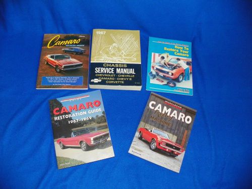 Camaro restoration manuals how to handbooks lot of 5!!!!