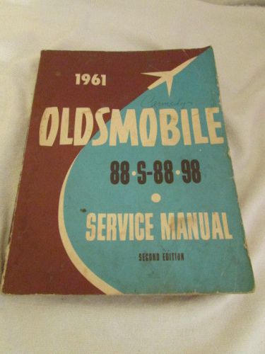 1961 oldsmobile 88 s88 98 oldsmobile service oem shop manual