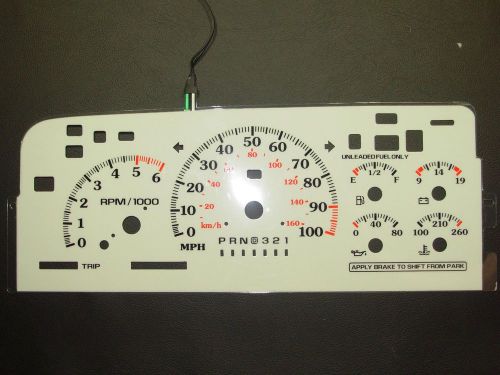 Performax glow gauge face 1997-99 chevrolet suburban/1500 el9799che