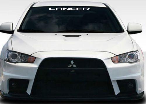 Lancer windshield decal