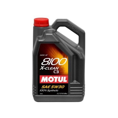 Motul 102020 8100 5 liter 5w30 x-clean engine oil 1.3 gallon x 1 bottle