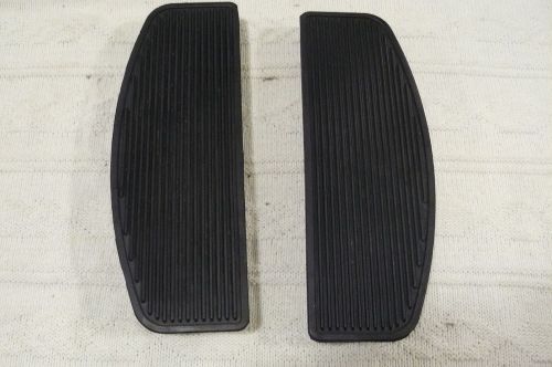 Harley-davidson multifit rider footboard rubber inserts, d-shaped, used