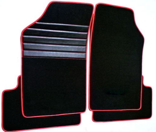 Alfa romeo 164 black-red prem. vel. mat set