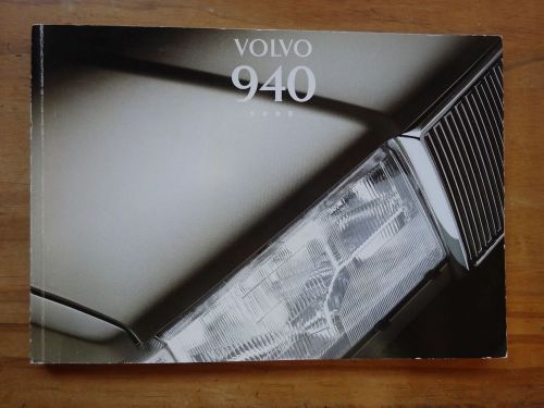 1995 volvo 940 series  owners manual  oem 960 850