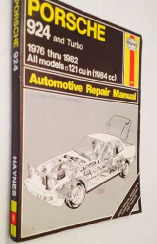 Porsche automotive repair book 1976-1982. all models