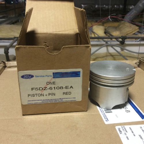 Ford piston and pin 3.0l engine nib new old stock  f5dz6108ea