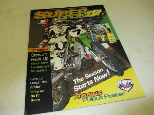 Monster energy ama supercross 07 poster stewart carmichael reed vintage mx