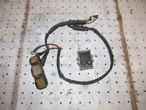 Charge stator &amp; rectifier mercury mariner 6-40 hp 2-cyl. 1980-1998 auxiliary