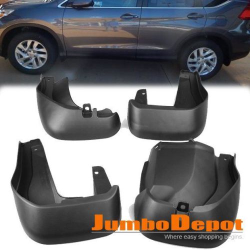 4pcs black abs mud flaps splash guards fender guard fit for honda crv cr-v 12-15