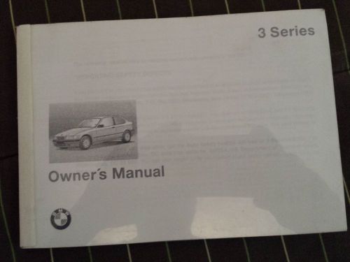 1994 1995 bmw 318ti 318 ti owners manual