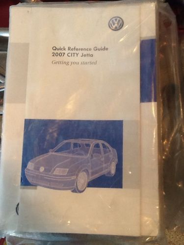 2007 vw jetta city owners manual