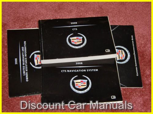 ★★ 2008 cadillac cts owners manual portfolio w/navi 08!! ★★