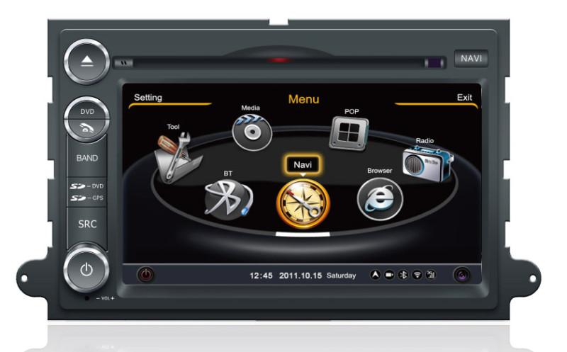 Car dvd gps navi radio for ford fusion expedition mustang escape explorer taurus