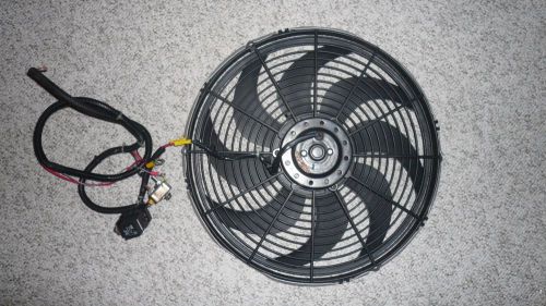 16&#034; electric s blade cooling fan engine radiator fan