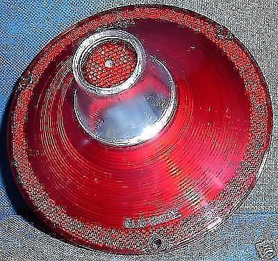 Rf1163 1961 61 ford stop tail light lens tmc-732 nos