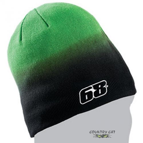 Arctic cat / tucker hibbert apparel 68 fader beanie - green &amp; black - 5263-070