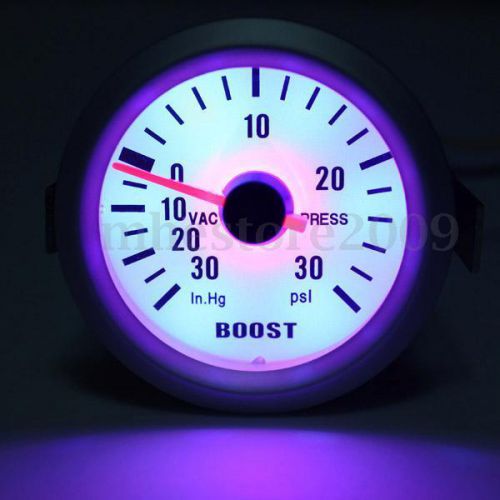 2&#039;&#039; 52 mm car boost mechanical vacuum press gauge meter untralite 30in.hg 30psi