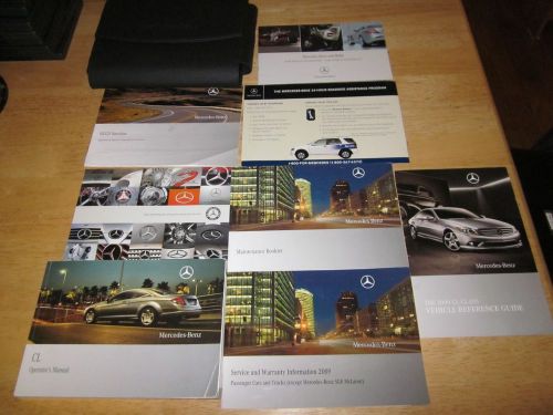 2009 mercedes cl550 cl600 cl63 cl65 owner manual with case oem owners cl class