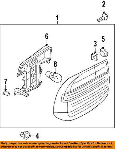 Porsche oem 90063112790 tail light bulb-tail lamp bulb