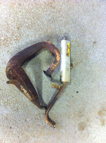 Yamaha blaster  exhaust and sliencer fmf 200 cc motor  parts