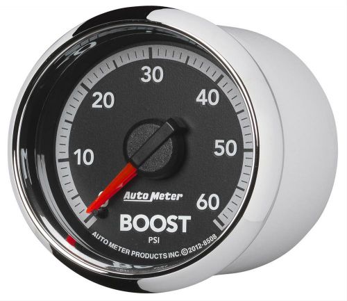 Auto meter gauge boost 0-60 psi. 2 1/16 in. factory style mechanical each