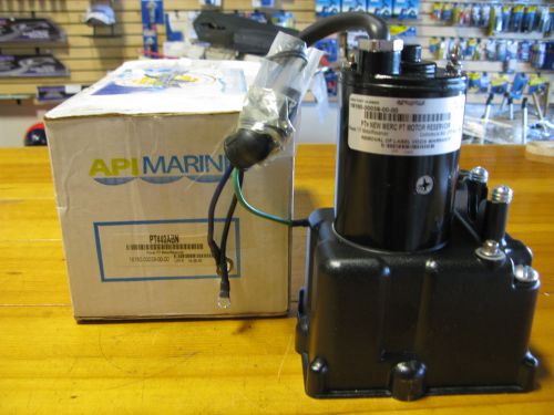 New! api marine #pt440abn. power trim and tilt motor &amp; reservoir. 3 wire.