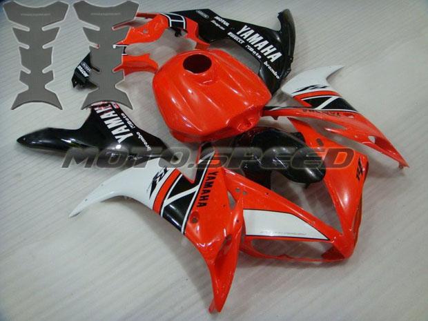 Free tank pad x2! fairing for yamaha 2004 2005 2006 yzf r1 plastic injection k14