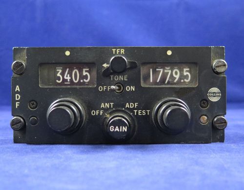 Rockwell collins 614l-12 adf control unit p/n 787-6366-006 serviceable