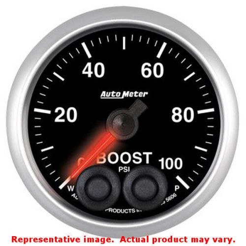 Auto meter 5606 elite series brushed aluminum 2-1/16&#034; (52.4mm) range: 0-100 psi
