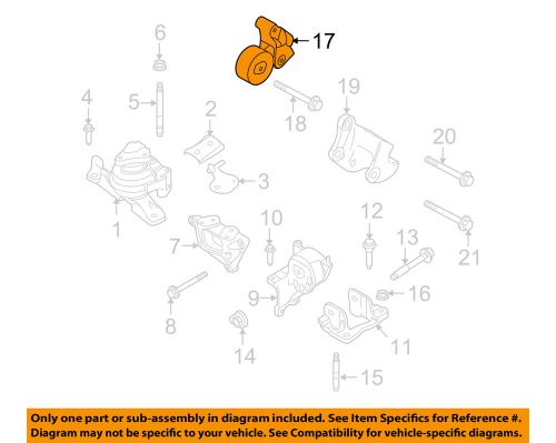 Ford oem-engine mount-lower 9g1z6068a