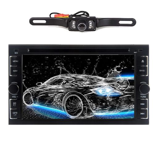 In-dash stereo car dvd player tv subwoofer ipod fm/am radio aux-in backup camera