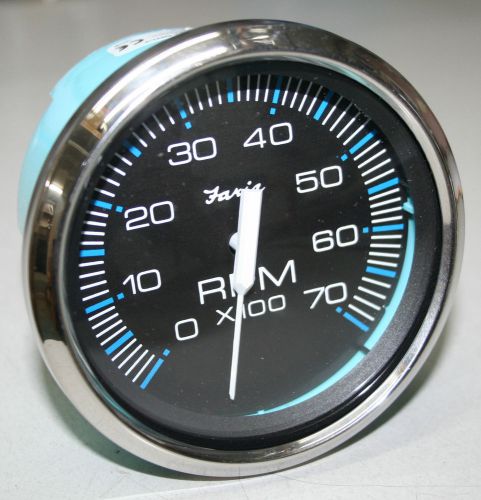 Faria black chesapeake ss tachometer 0-7000 - 33718