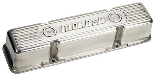 Moroso 68401 valve cover/sbc/alum w/logo