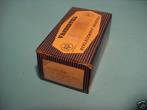 Volvo lv370 l375 lv385 b705 nos vandervell cam bearings