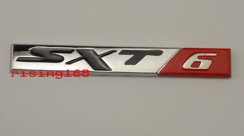 New car metal emblems badges decal sxt6 sxt 6 for magnum charger challenger r90