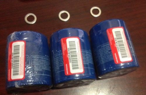 Genuine oem honda oil filter 3 pack w/ washers