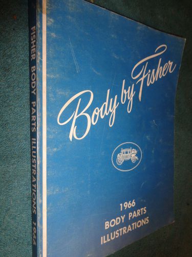 1966 buick / chevrolet / oldsmobile / cadillac / pontiac/  body parts catalog