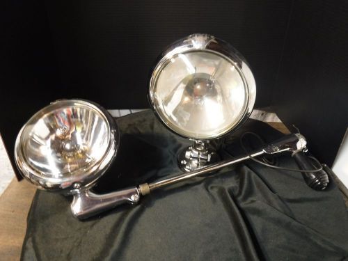 Pair vintage unity model s6  spotlight  firetruck police ford chevy dodge ratrod